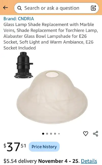  Glass Lamp Shade Replacement, View more