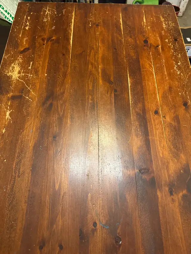 Solid Wood Kitchen Table  in Dining Tables & Sets in Oakville / Halton Region - Image 4