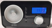 ETON Sound Radio, AM/FM Alarm Clock Aux in/line Collectors Item.