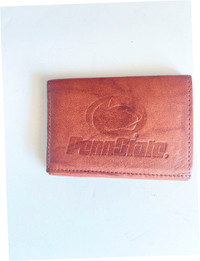 PENN STATE NITTANY LIONS Leather TriFold Wallet by Rico