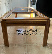 FREE Coffee table (approx LxWxH is 52” x 24” x 15