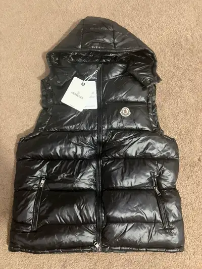 Moncler black vest, View more