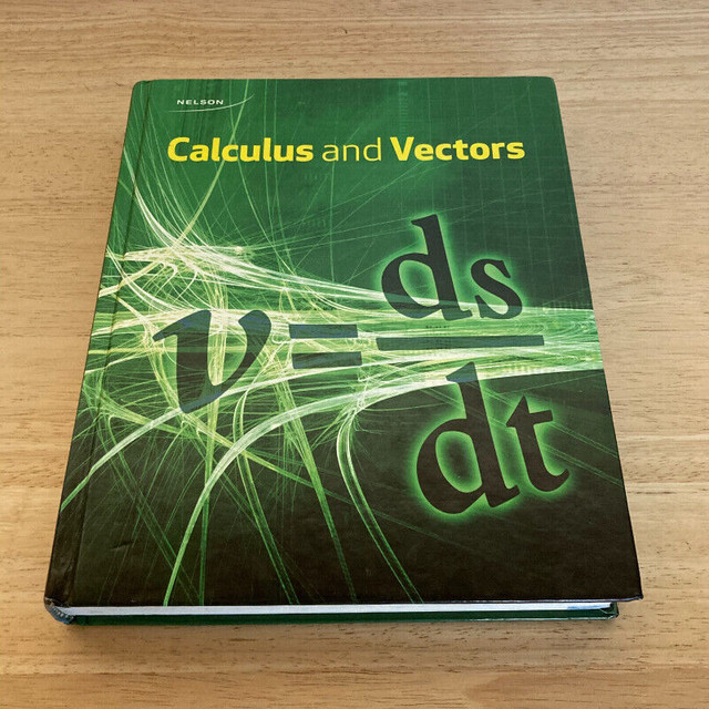 *$39 Nelson CALCULUS & VECTORS, Grade 12, Free GTA Delivery in Textbooks in City of Toronto - Image 3