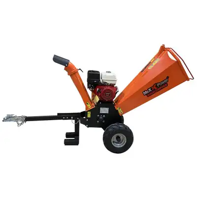 6" inch 13HP Honda GX390 Commercial Wood Chipper Towable Gas-Powered Gravity-Feeding Model: MX-13H A...