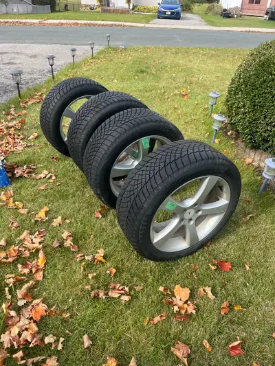 This post does not include the tires. They have been sold separately. These came off a 2004 Bonnevil...