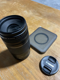 Canon 75-300mm lens with nd filter