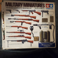 Tamiya Military Miniatures Infantry Weapons set 1/35th scale new