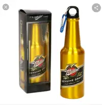 BRAND NEW - Miller Genuine Draft * Aluminum Water Bottle (metal)