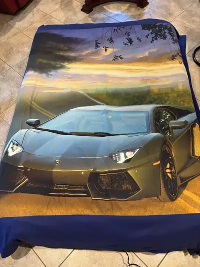 Car themed duvet cover set - queen sized, View more