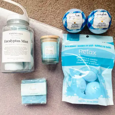 Bath & Body Bundle - shower, bath, soap, candle, View more