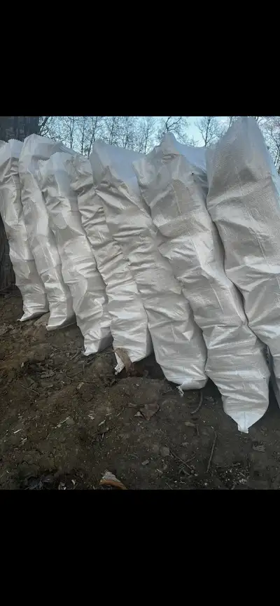 Selling Seasoned Birch Firewood Bags - Cut and Split to 15” lengths - Great source of heat for indoo...