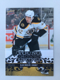 BLAKE WHEELER …. 2008-09 Upper Deck Series 1 …. JUMBO YOUNG GUN