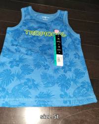Boys size 5t tank top (new with tag)