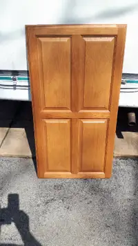 RV fridge door panels