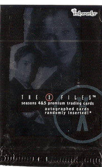 2001 Inkworks X-Files Seasons 4-5 Set (90 cards) & Case