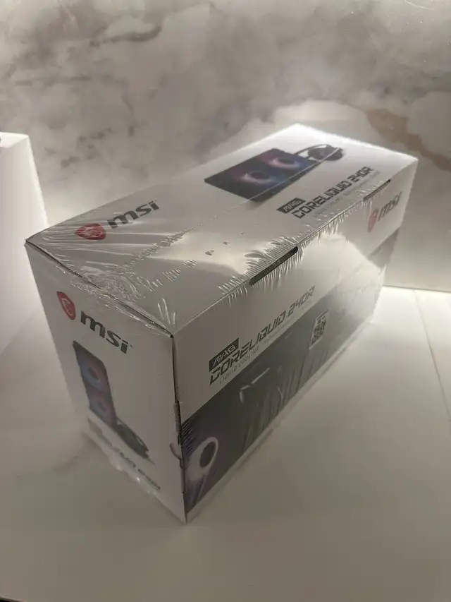 PRICE DROP - MSI MAG CoreLiquid 240R – Brand New Sealed in System Components in Markham / York Region - Image 3