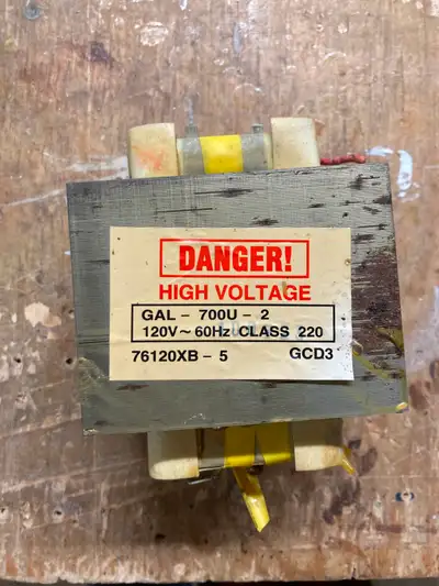 LG High Voltage Transformer Microwave #L-G-6010W2H102A, View more