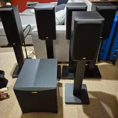Home Theatre Speaker Setup w/ Receiver, View more