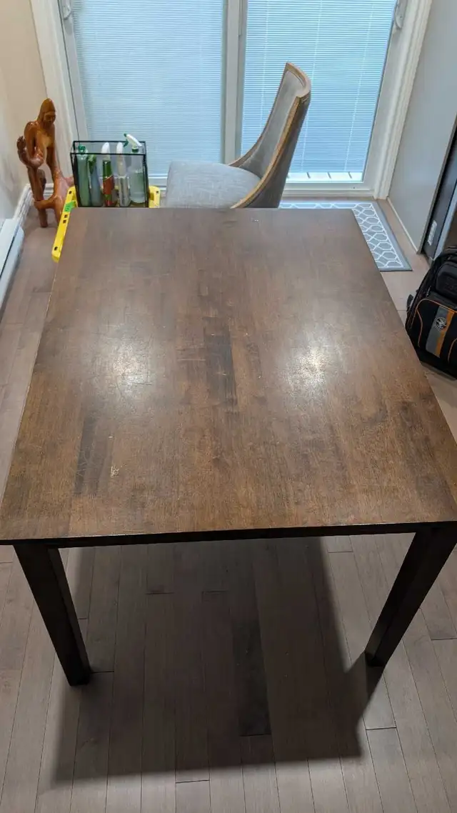 wooden table ( no chairs) in Dining Tables & Sets in Bedford - Image 2