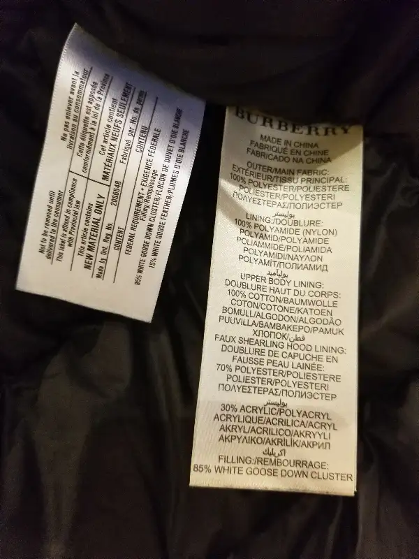 Burberry Brit Winter Jacket in Women's - Tops & Outerwear in Mississauga / Peel Region - Image 8