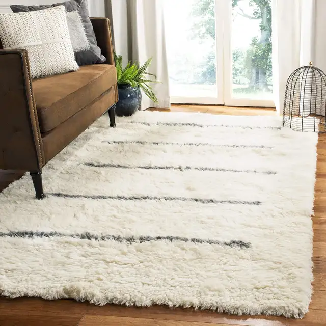 Square New Zealand Wool Hand-knotted 7x7 Area Rug in Rugs, Carpets & Runners in Markham / York Region - Image 6