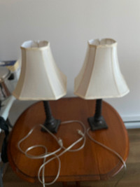 2 Lampes de chevet