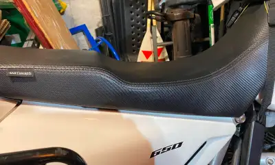 Seat Concepts, “Low” Comfort saddle, excellent condition, no rips or tears, carbon fibre top and sid...