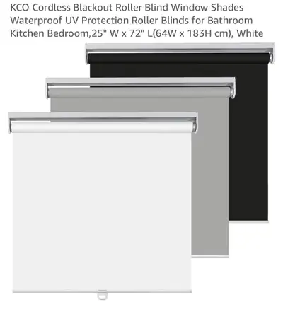 KCO Cordless Blackout Roller Blind, View more