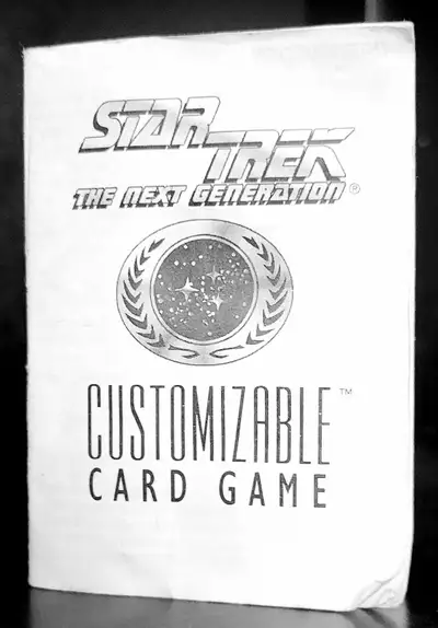 Vintage customizable star trek card tng game, View more