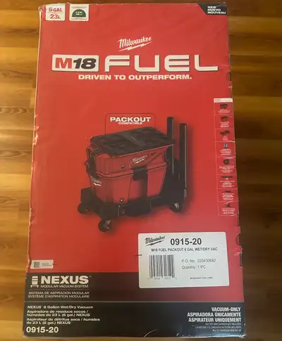 Milwaukee Packout M18 Fuel Nexus 6 Gallon Wet/Dry Vacuum, View more