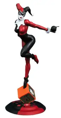 DC Gallery Classic Harley Quinn 9 pouces PVC Statue