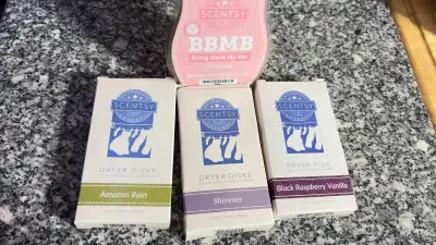 Scentsy Dryer Disks and Scentsy Bar, View more