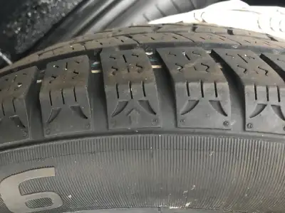 4 winter tires only on car for 2 months No rims asking 300