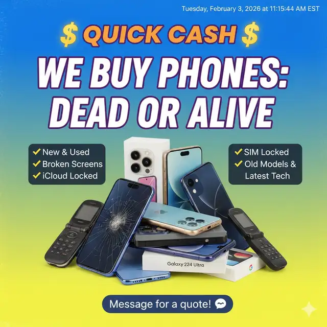 Buy/sell locked broken used phones