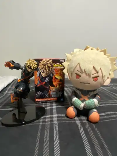 Katsuki Bakugo world’s mission The Amazing Heroes figure and plush My Hero Academia / Boku No Hero A...