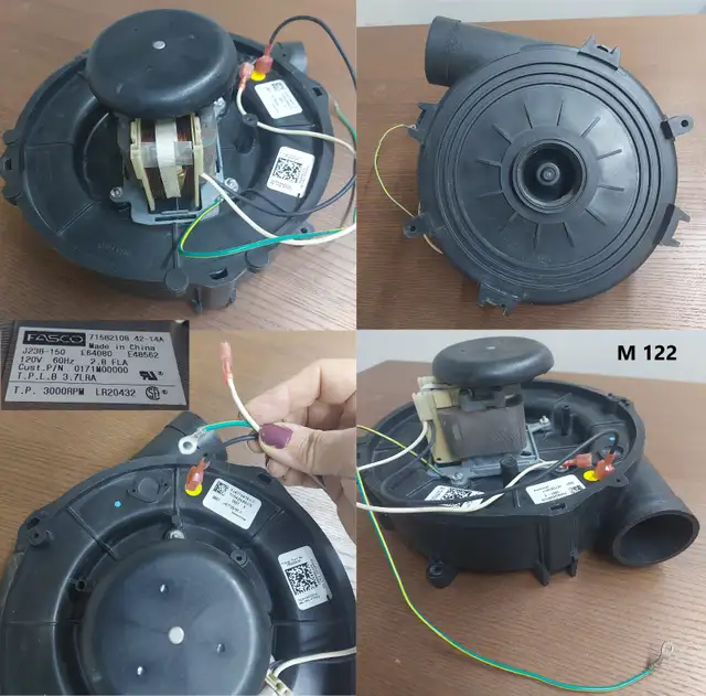 FASCO Draft Inducer Motor – Model 71582108 - M 122 in Heating, Cooling & Air in City of Toronto - Image 9