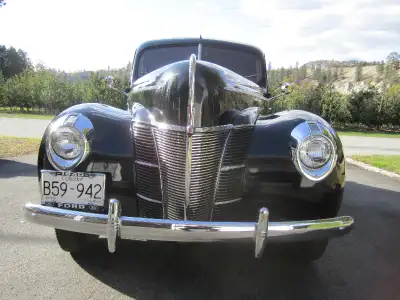 Price lowered. 1940 Ford Deluxe Coupe with Columbia rear end overdrive. 1940 Ford Flathead motor wit...