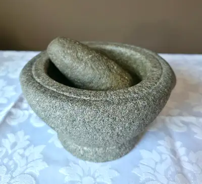 Granite Mortar & Pestle, View more