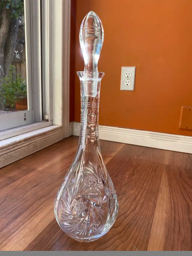 Set of 3 vintage Pinwheel Crystal  stemware in Kitchen & Dining Wares in City of Montréal - Image 4