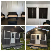 10x12  with 4 food porch can be used for gazebo or shed