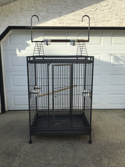X-LARGE BIRD CAGE w PLAYTOP *Excellent Condition*, View more