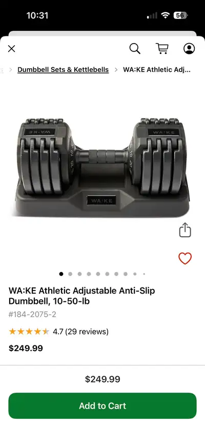 adjustable dumbbell , View more