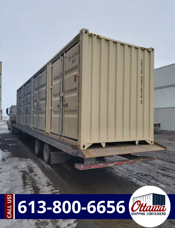 New Rare Side Open 40ft High Cube Shipping Container for SALE! Tool