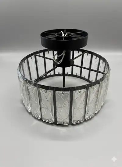 10” Crystal Flush Mount Light, View more