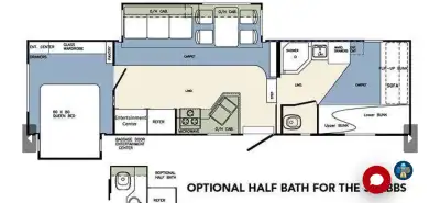 Fifth wheeler 2010 fifth wheeler , delivered and set up by the dealer in 2022 on our land , unfortun...