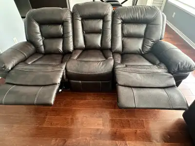 Couch with Recliner seats, View more