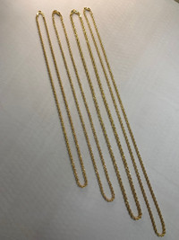 BRAND NEW!!! Italian 10K Yellow Gold Rope Chains