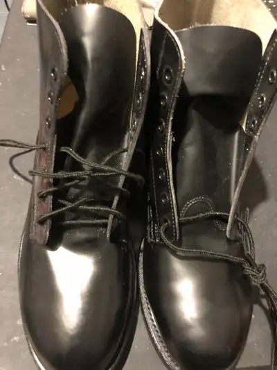 NIB Military Black Dress  Parade Boots Size 7 1/2F, View more