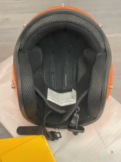 New, Never Used $60 Each $100 for both Vcan Open Face ATV Hunter Helmet - Large - Orange