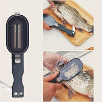 Stainless Stee,l Manual Household, Fish Scale Scraper With knife